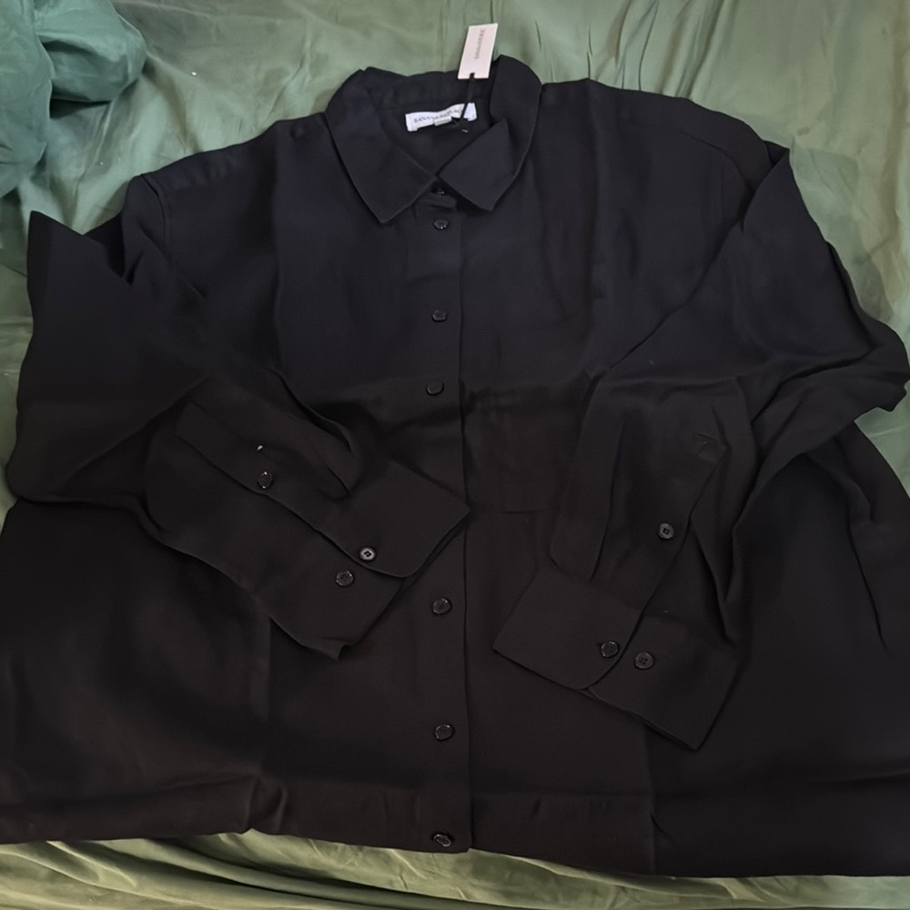 Black Button-Up Shirt